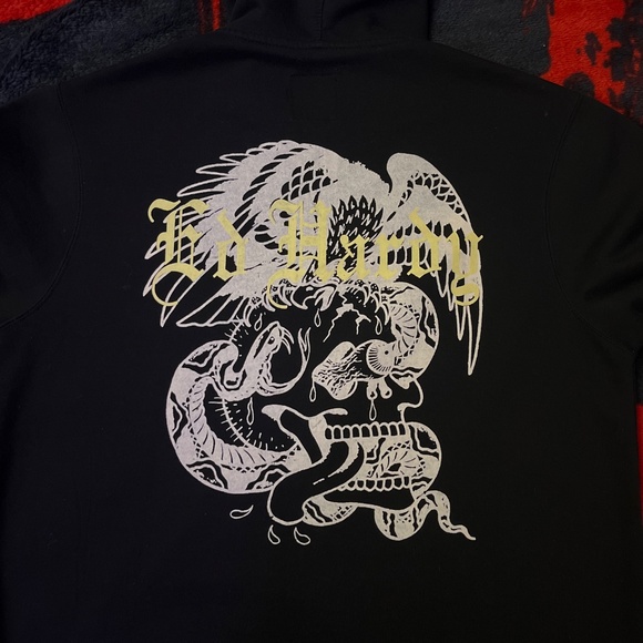 Ed Hardy Eagle zip up - Picture 3 of 4